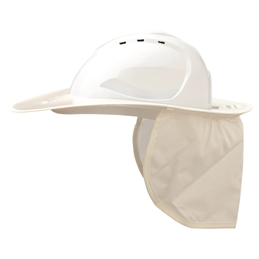 UV Polypropylene Safety Hat Plastic Sun Brim with Neck Flap