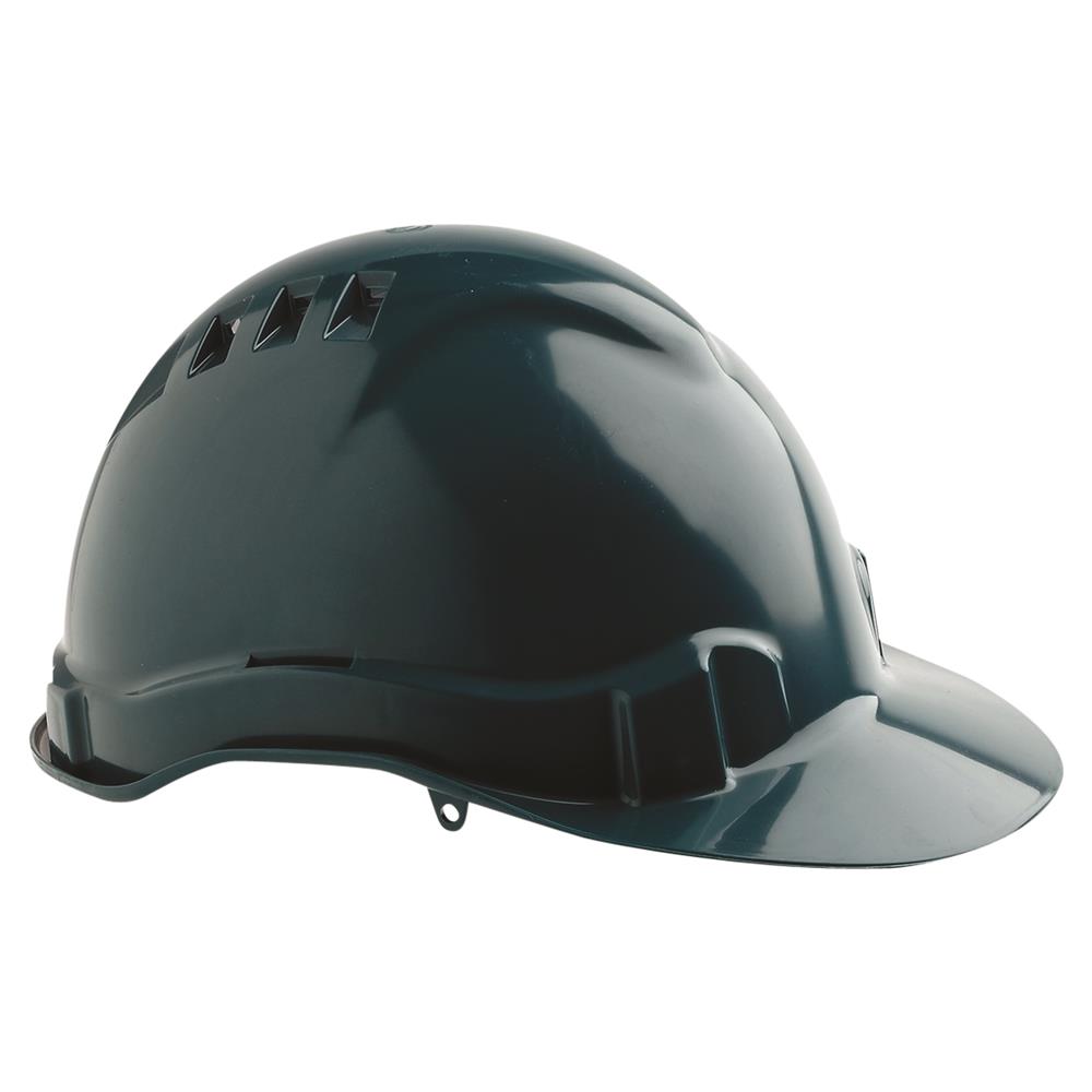 ABS Lightweight Durable Safety Helmet Vented with Pushlock Harness