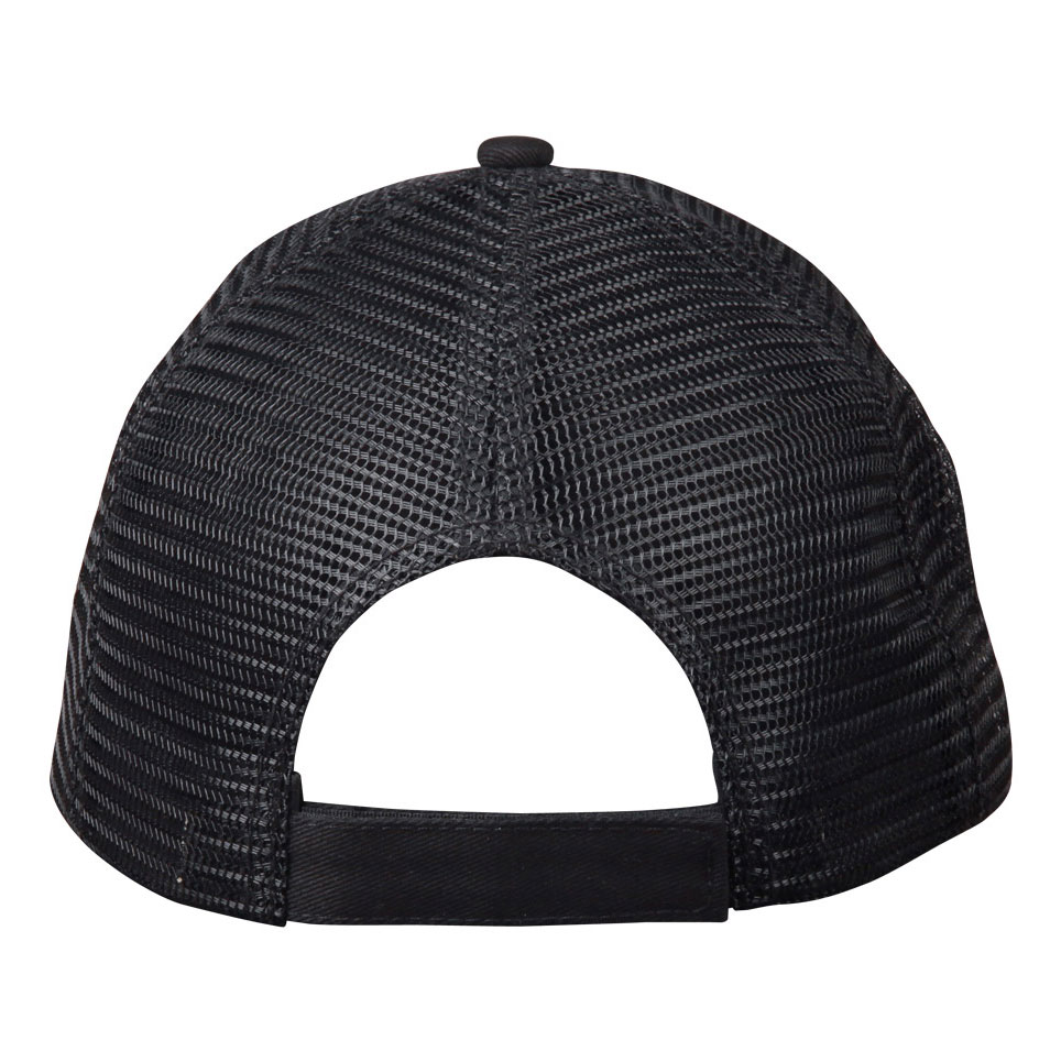 Cotton Trucker Cap With Nylon Mesh Back