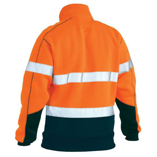 Hi Vis Two Tone Wet Weather Breathable Warming Fleece Pullover