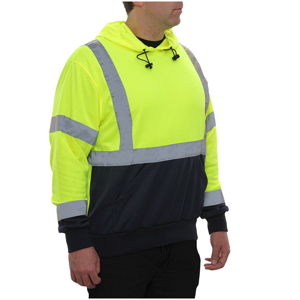 Hi-Vis 2-Tone Microfiber Fleece Safety Pullover