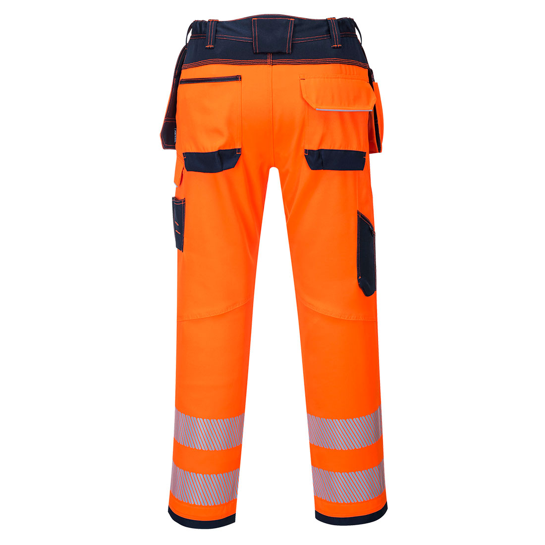 Hi-Vis Oxford PU Coated Holster Work Trouser