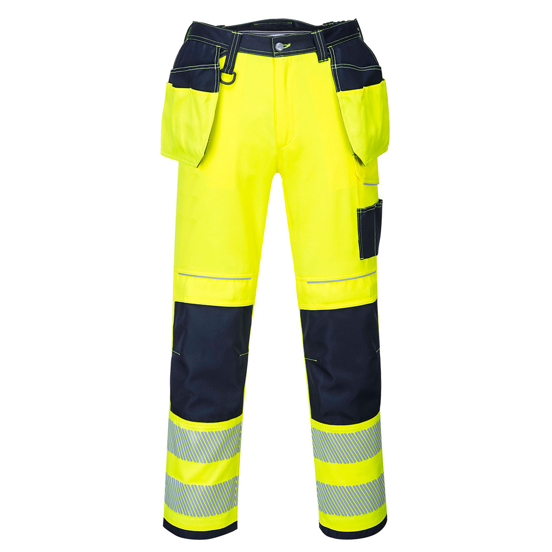 Hi-Vis Oxford PU Coated Holster Work Trouser