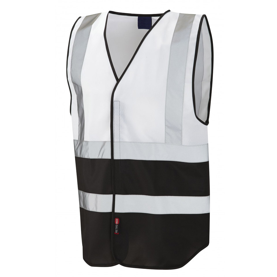 Hi-Vis Two Tone Durable Workwear Safety Waistcoat Class 2 with ID Pocket