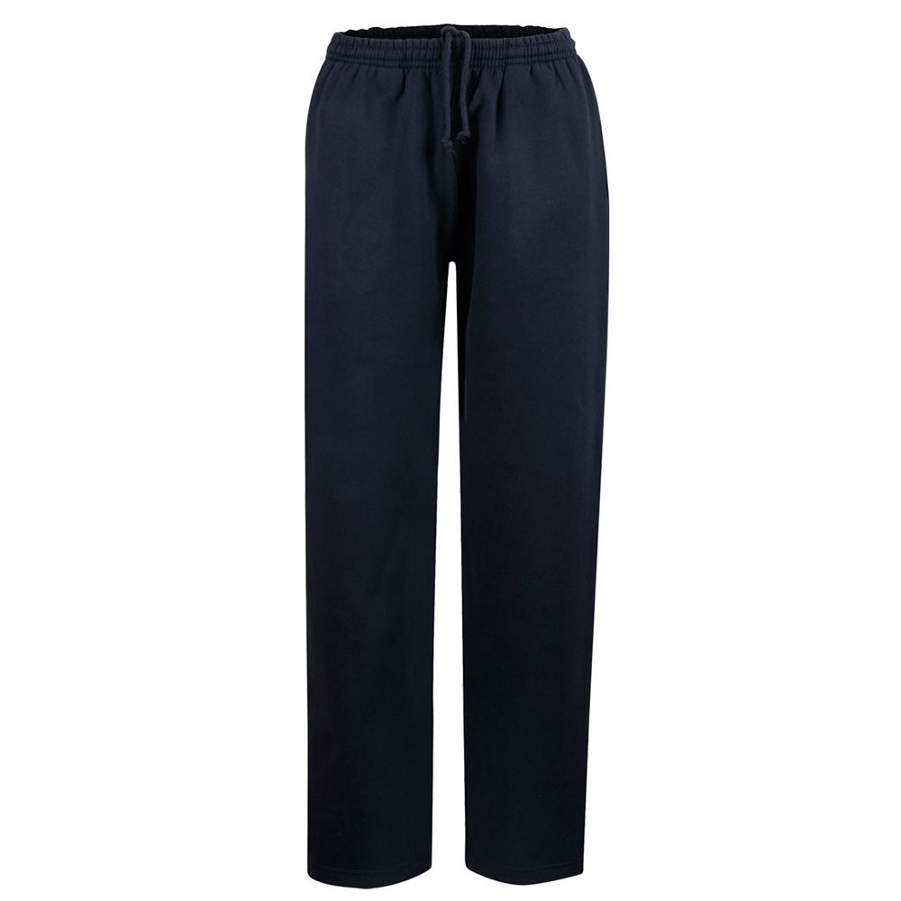 Unisex Traditional Fleece Track Pants no Zip, cuffs & Knee pads