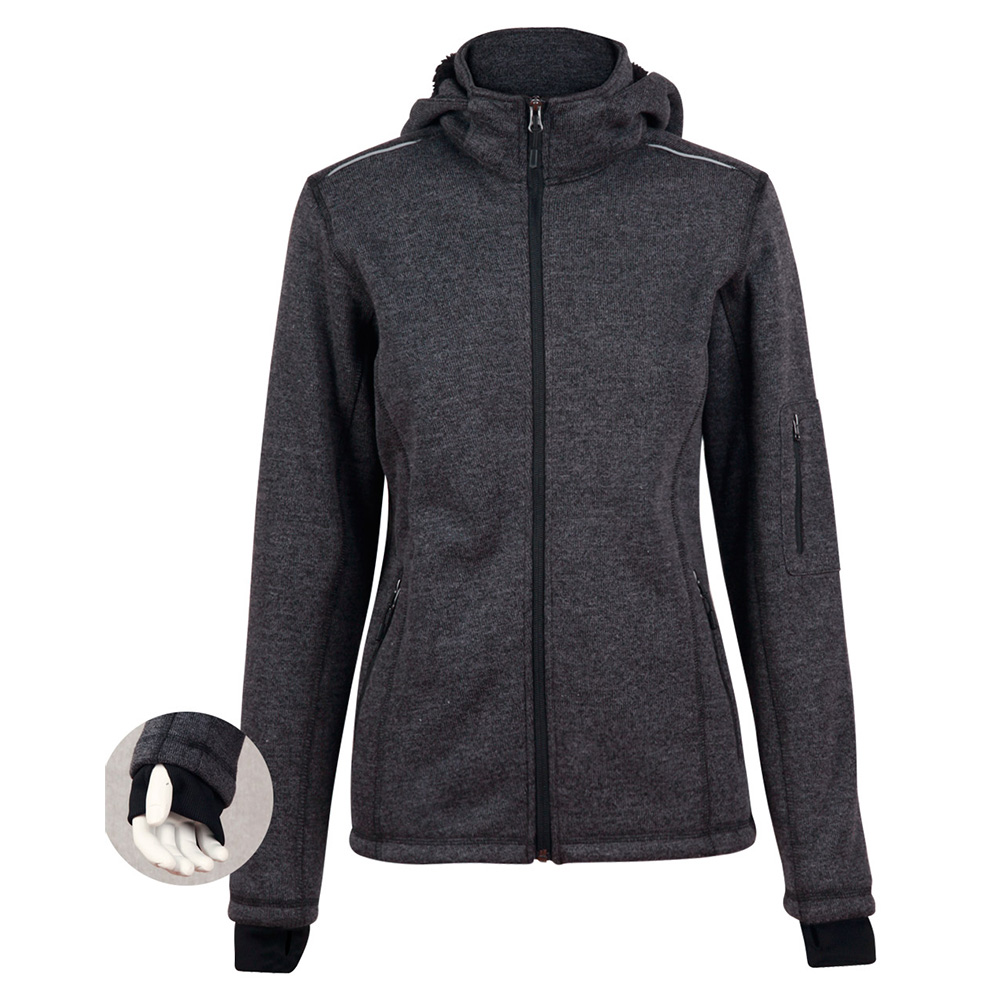 Ladies' Bonded Coral Fleece Jacket