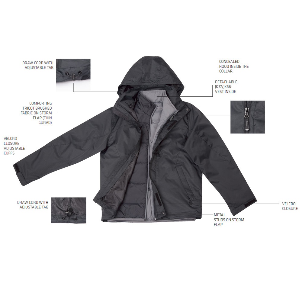 Men's Versatile Nylon Reversible Vest