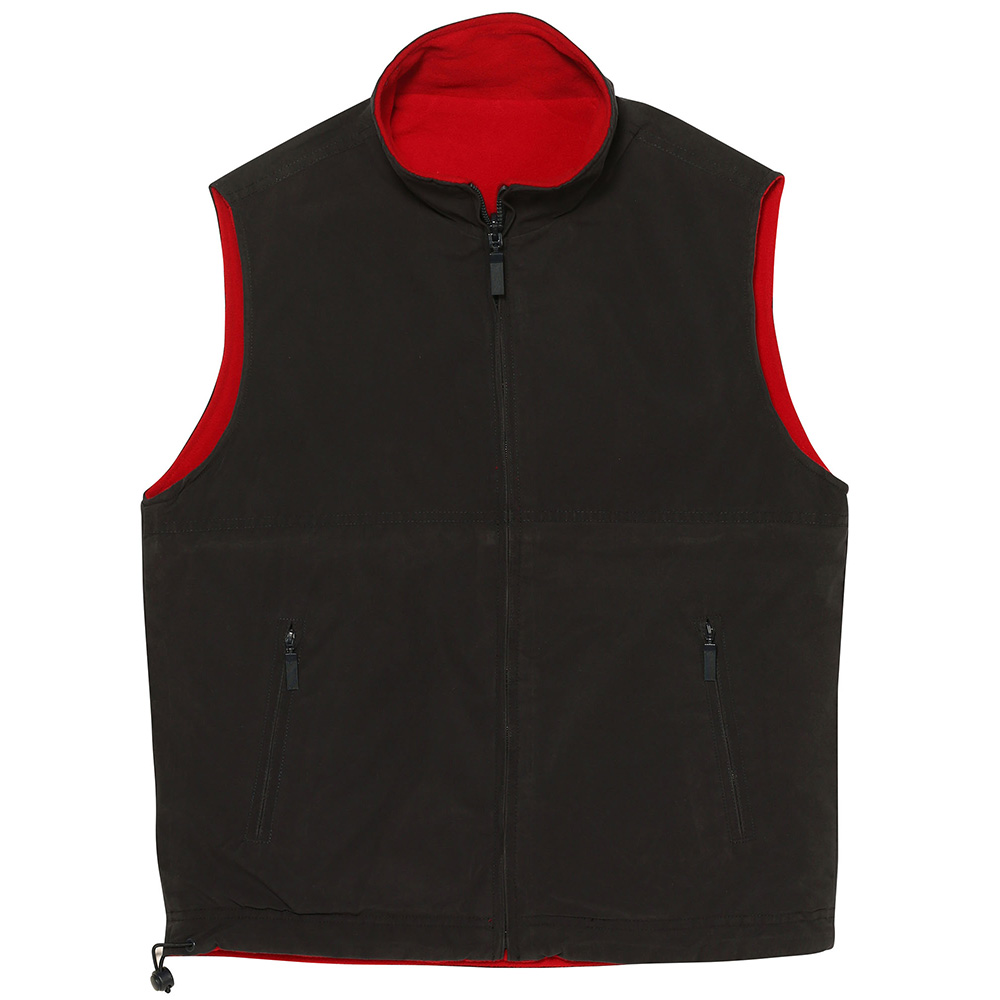 Unisex Shower Proof Micro Fibre/ Polar Fleece Reversible Vest