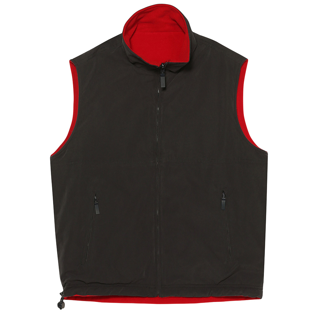 Unisex Shower Proof Micro Fibre/ Polar Fleece Reversible Vest