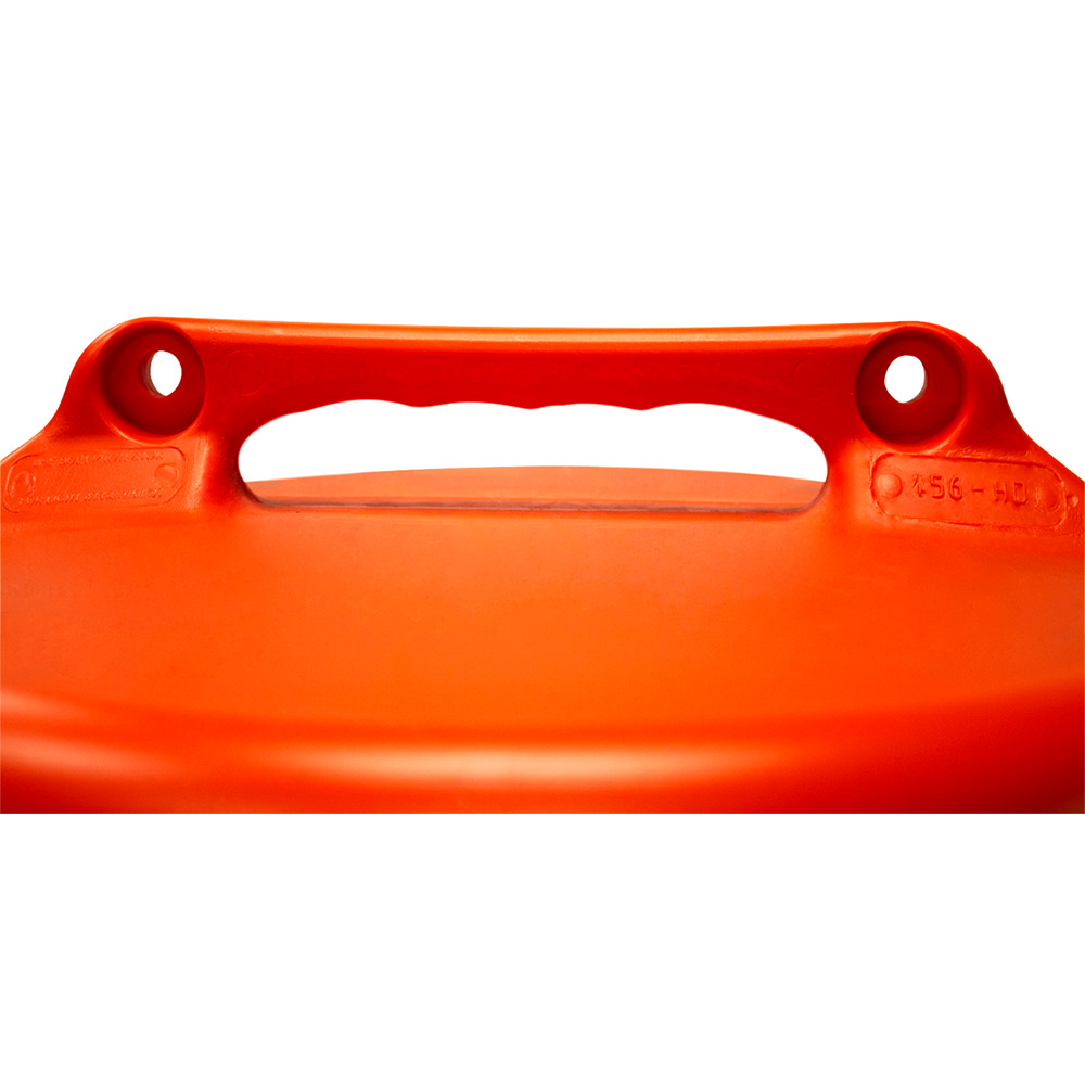 Durable Impact-Resistant Road Barrel with Reflective Stripes