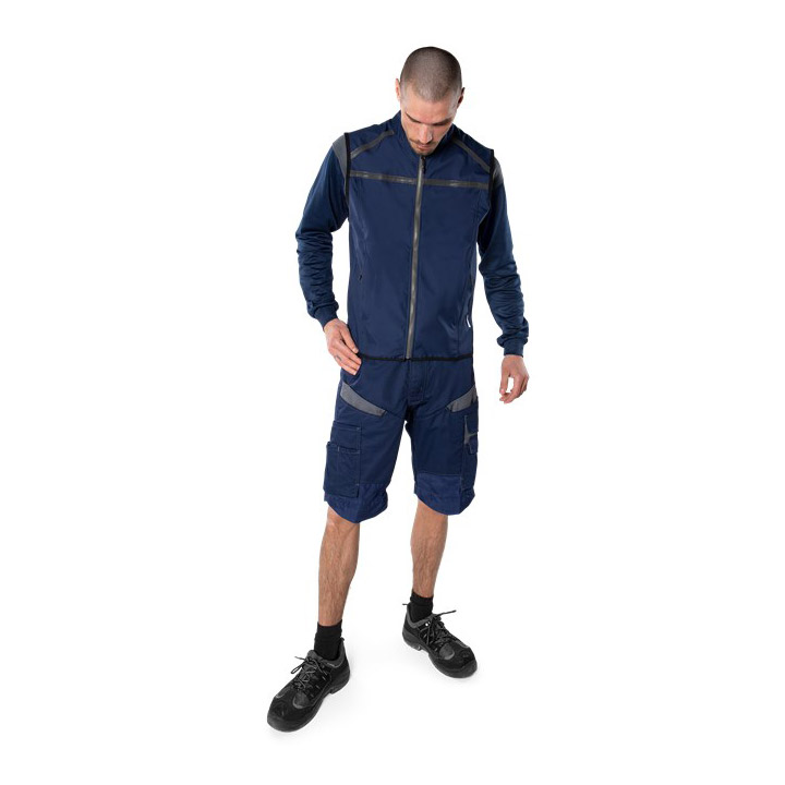 Outdoor Breathable Lightweight Softshell Waistcoat with Windproof & Waterproof