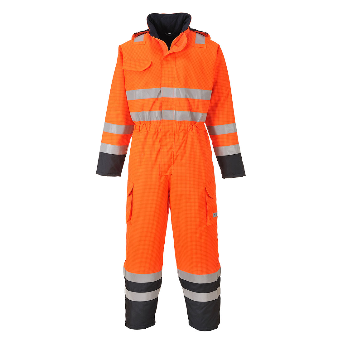 Flame Resistant Rain Hi-Vis Breathable Multifunction Coverall